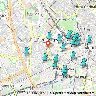 Mappa VIALE DI PORTA VERCELLINA, 20121 Milano MI, Italia (1.108)