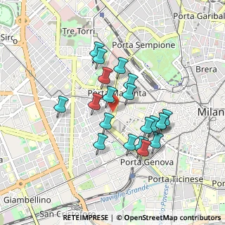 Mappa VIALE DI PORTA VERCELLINA, 20121 Milano MI, Italia (0.763)