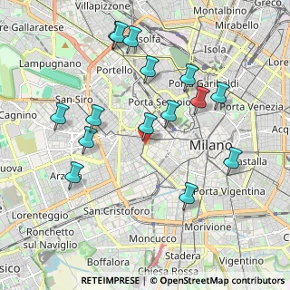 Mappa VIALE DI PORTA VERCELLINA, 20121 Milano MI, Italia (2.064)