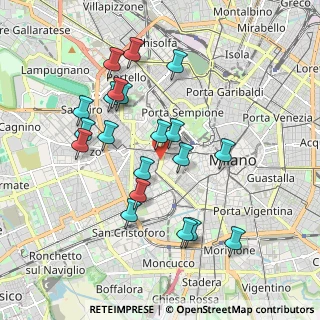 Mappa VIALE DI PORTA VERCELLINA, 20121 Milano MI, Italia (1.829)