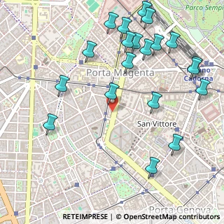 Mappa VIALE DI PORTA VERCELLINA, 20121 Milano MI, Italia (0.6405)