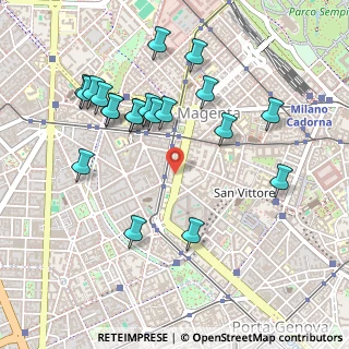Mappa VIALE DI PORTA VERCELLINA, 20121 Milano MI, Italia (0.5135)