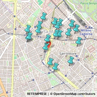 Mappa VIALE DI PORTA VERCELLINA, 20121 Milano MI, Italia (0.456)