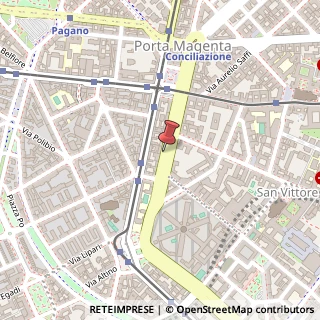 Mappa Viale di Porta Vercellina,  14, 20123 Milano, Milano (Lombardia)