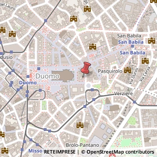 Mappa Via Pattari, 6, 20122 Milano, Milano (Lombardia)