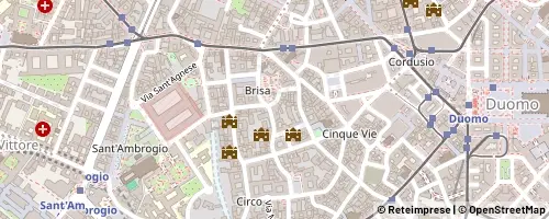 Mappa Milão