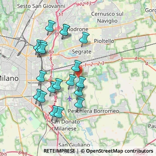 Mappa 20134 Segrate MI, Italia (4.039)
