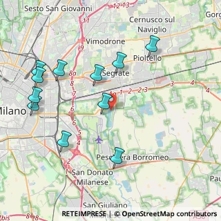 Mappa 20134 Segrate MI, Italia (4.55636)