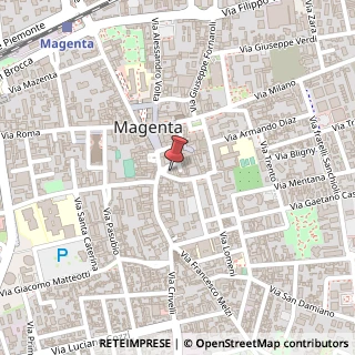 Mappa Piazza Parmigiani, 7, 20013 Magenta, Milano (Lombardia)