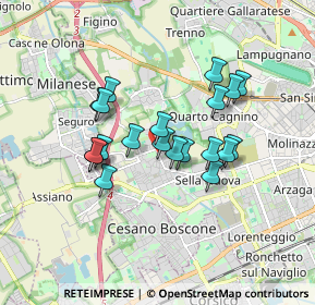 Mappa Via Galliano, 20152 Milano MI, Italia (1.413)