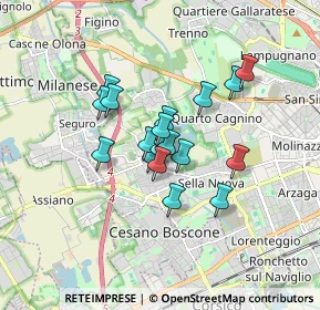 Mappa Via Galliano, 20152 Milano MI, Italia (1.18722)