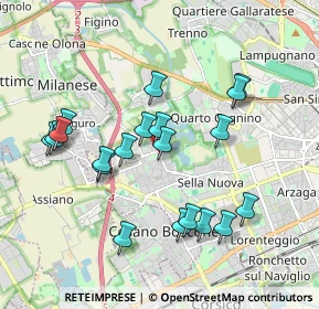 Mappa Via Galliano, 20152 Milano MI, Italia (1.85)