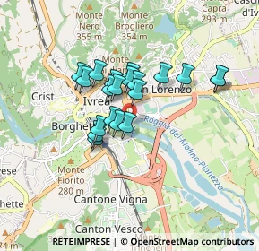 Mappa Piazza Mascagni, 10015 Ivrea TO, Italia (0.6415)