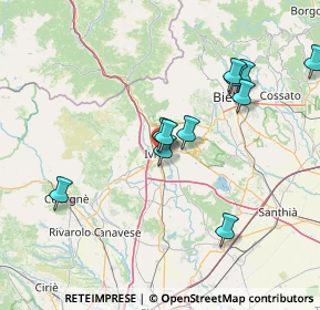 Mappa Piazza Mascagni, 10015 Ivrea TO, Italia (14.16636)