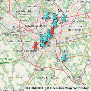 Mappa Via Armorari, 20123 Milano MI, Italia (5.33667)