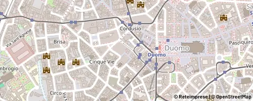 Mappa Mailand