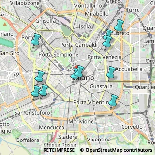 Mappa Via Armorari, 20123 Milano MI, Italia (2.08727)