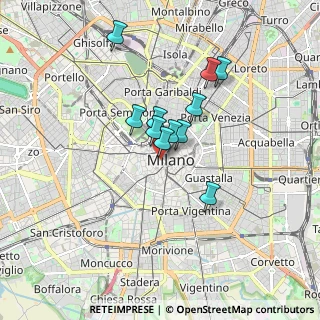 Mappa Via Armorari, 20123 Milano MI, Italia (1.25545)