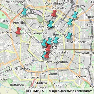 Mappa Via Armorari, 20123 Milano MI, Italia (1.74357)