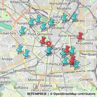 Mappa Via Privata Maria Teresa, 20123 Milano MI, Italia (2.0755)