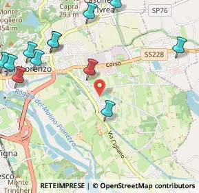 Mappa Viale Biella, 10015 Ivrea TO, Italia (1.375)