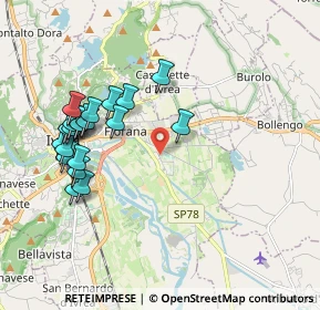 Mappa Viale Biella, 10015 Ivrea TO, Italia (1.9855)