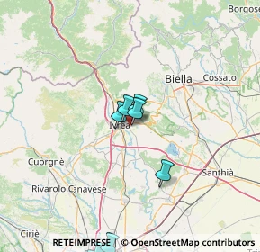 Mappa Viale Biella, 10015 Ivrea TO, Italia (34.368)