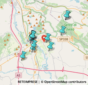 Mappa Viale Biella, 10015 Ivrea TO, Italia (2.95615)