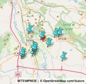 Mappa Viale Biella, 10015 Ivrea TO, Italia (2.97833)