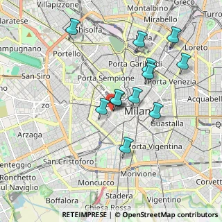 Mappa Galleria Borella Giuseppe, 20123 Milano MI, Italia (1.71333)