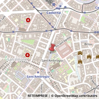 Mappa Piazza s. ambrogio 2, 20123 Milano, Milano (Lombardia)