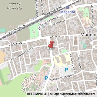 Mappa Via Manfredo Fanti, 72, 20013 Magenta, Milano (Lombardia)