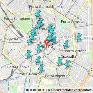 Mappa P.za del Duomo, 20121 Milano MI, Italia (0.8475)