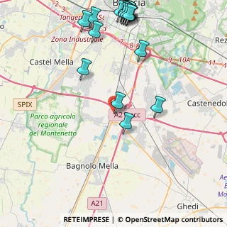 Mappa Via Nicolo Copernico, 25020 Poncarale BS, Italia (5.6365)