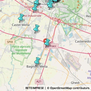 Mappa Via Nicolo Copernico, 25020 Poncarale BS, Italia (7.0125)