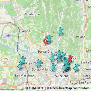 Mappa Via Vittorio Locchi, 37124 Verona VR, Italia (2.48706)