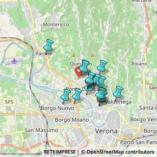 Mappa Via Vittorio Locchi, 37124 Verona VR, Italia (1.29588)