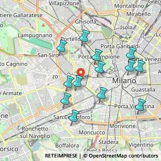 Mappa Via Coluccio Salutati, 20146 Milano MI, Italia (1.91077)