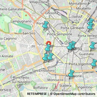 Mappa Via Coluccio Salutati, 20146 Milano MI, Italia (2.51818)
