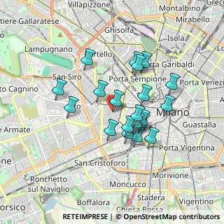 Mappa Via Coluccio Salutati, 20146 Milano MI, Italia (1.4515)