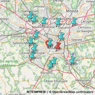 Mappa Via Polibio, 20144 Milano MI, Italia (7.24933)