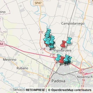 Mappa Via Vincenzo Stefano Breda, 35030 Limena PD, Italia (2.69789)