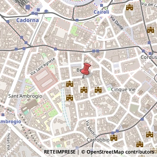 Mappa Via Morigi, 15, 20123 Milano, Milano (Lombardia)
