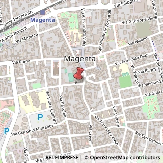 Mappa Via Santa Crescenzia, 5, 20013 Magenta, Milano (Lombardia)