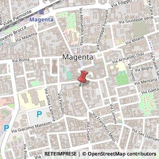 Mappa Via Giuseppe Garibaldi, 54, 20013 Magenta, Milano (Lombardia)