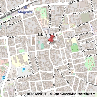 Mappa Via Giuseppe Garibaldi, 10, 20013 Magenta, Milano (Lombardia)