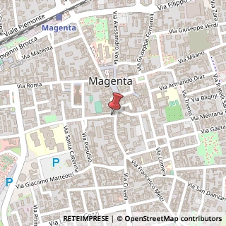 Mappa Via S. Crescenzia, 1-5, 20013 Magenta, Milano (Lombardia)