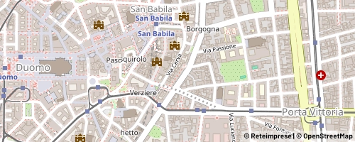 Mappa Milano
