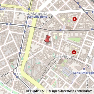 Mappa Via San Vittore, 34, 20123 Milano, Milano (Lombardia)