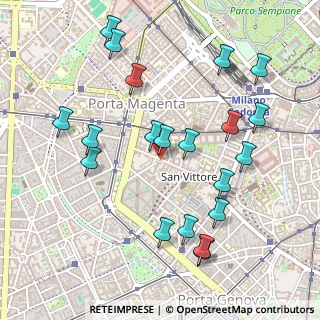 Mappa Via Matteo Bandello, 20123 Milano MI, Italia (0.548)